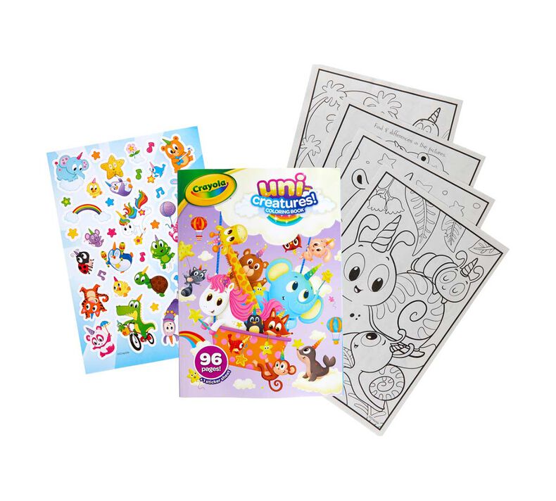 Unbeatable Prices on the Crayola Giant Coloring Pages - Uni-Creatures 135