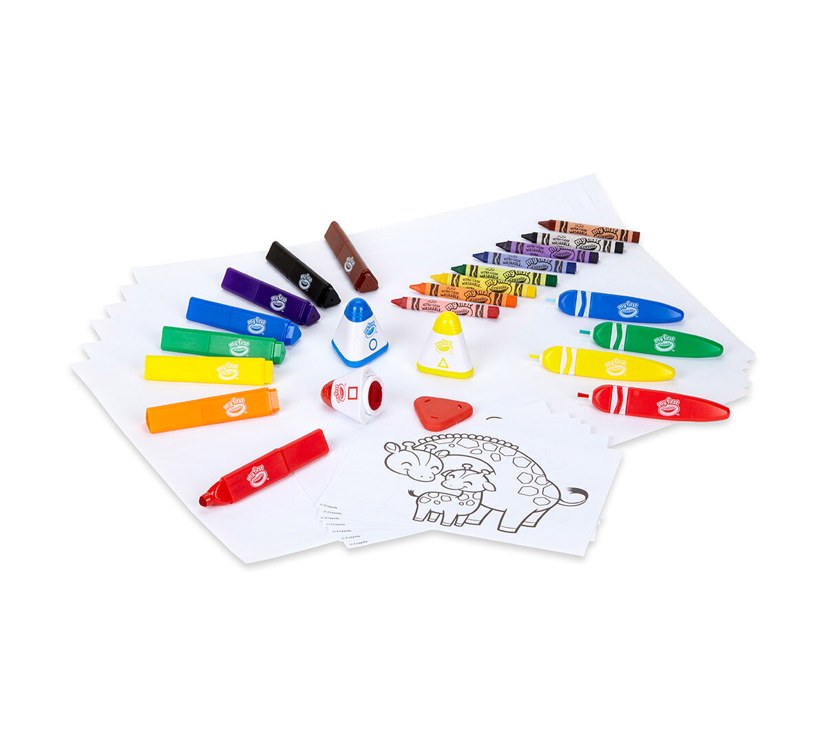 My First Crayola First Marks Bundle, Art Set for Toddlers