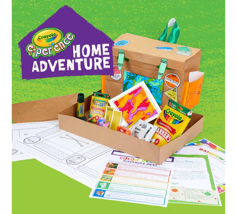 Crayola Experience Home Adventure Scavenger Hunt Kit