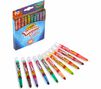 Swirl Mini Twistable Crayons, 10 count, packaging and contents.