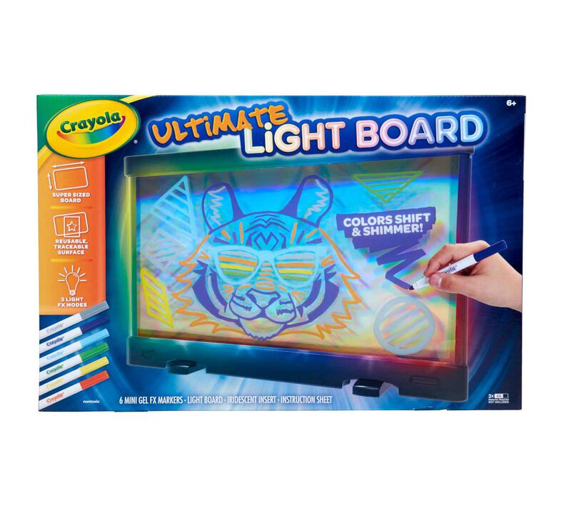 Light Up Drawing Tablet With Pens Art Writing Pad With Light Effects