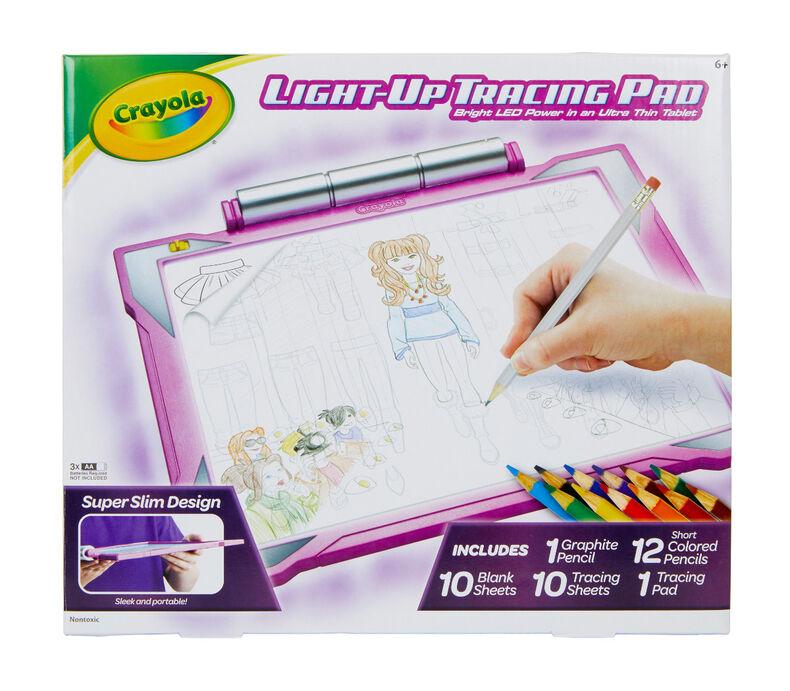 Crayola Light Up Tracing Pad Pink, Holiday Gifts & Toys for Kids 6+ New