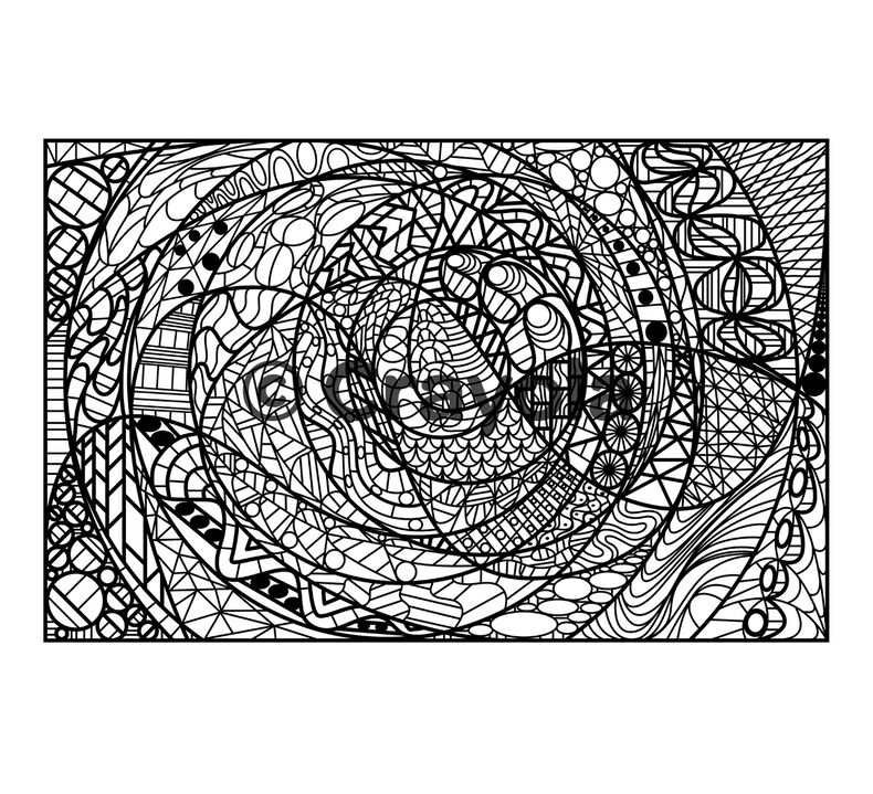 Color Escapes Adult Coloring Kit, Geometric
