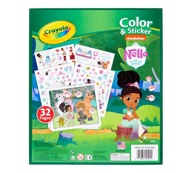 Color & Sticker Book, Nella the Knight