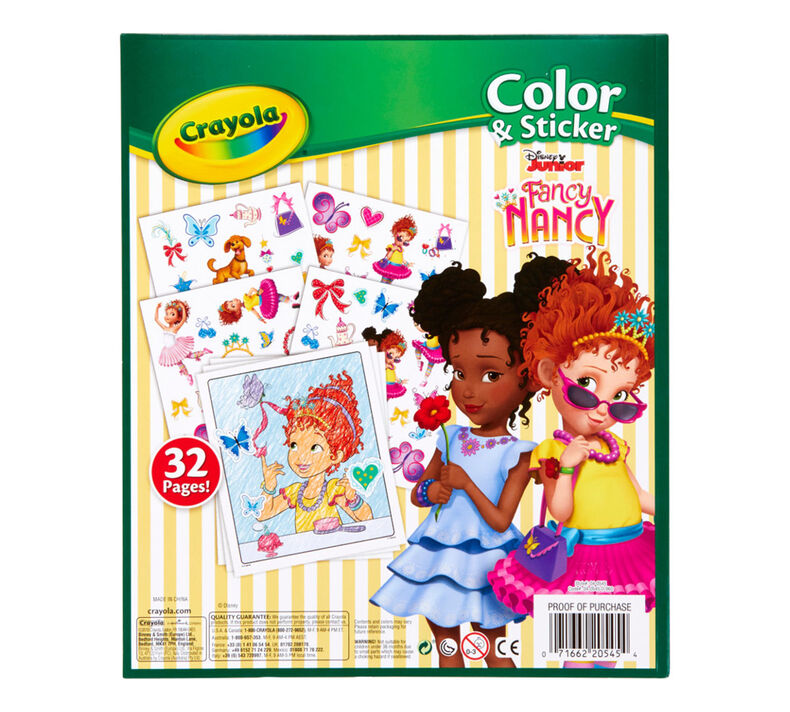 Fancy Nancy Color and Sticker Book