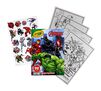 Avengers Coloring Book with Stickers book and contents