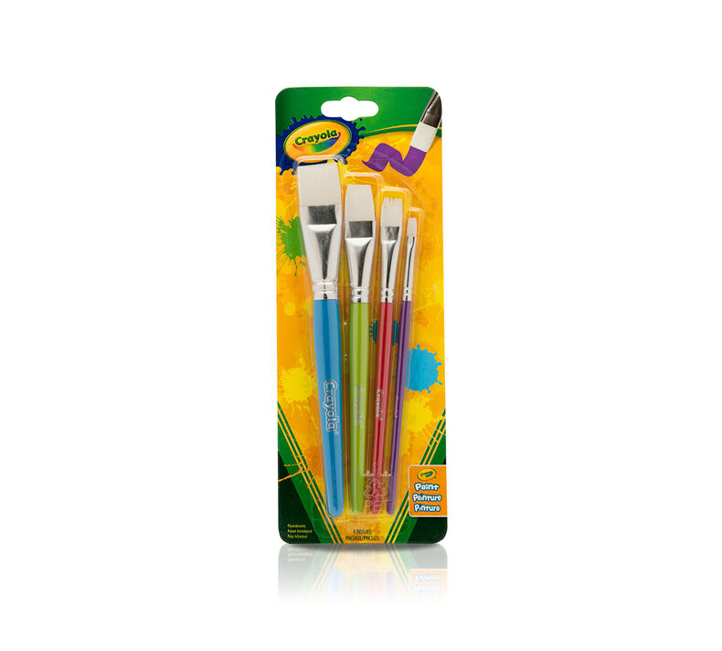 Big Paintbrush Set 4 ct. Flat – Art Therapy