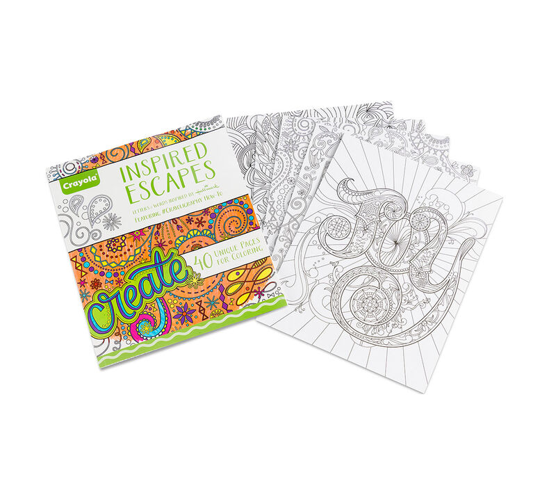 Inspired Escapes Coloring Books