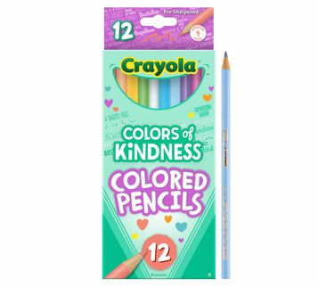 Colors of Kindness Colored Pencils, 12 count front view