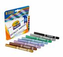 Project Metallic Markers, 8 count packaging and contents