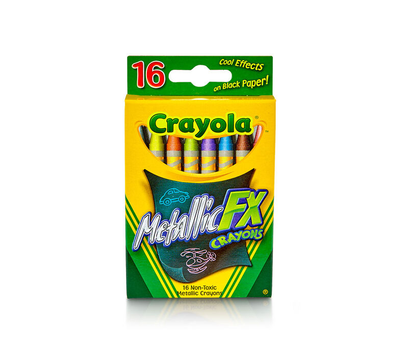 Metallic FX Crayons, 16 Count