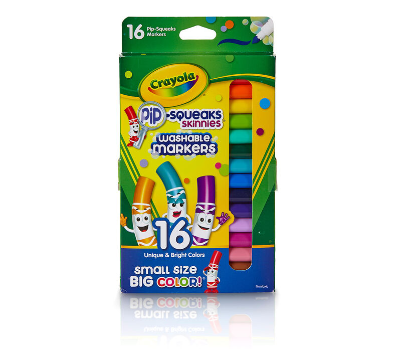 Pip-Squeaks Skinnies Marker, 16 Count
