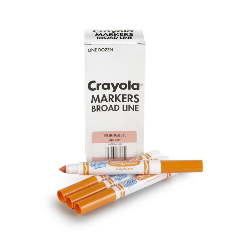 12 Packs: 8 ct. (96 total) Crayola® Washable™ Classic Broad Line Marker Set