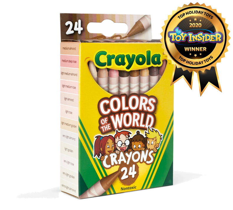 Colors of the World Skin Tone Crayons, 24 Count