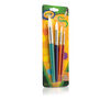 4 count Round Paintbrushes right angle