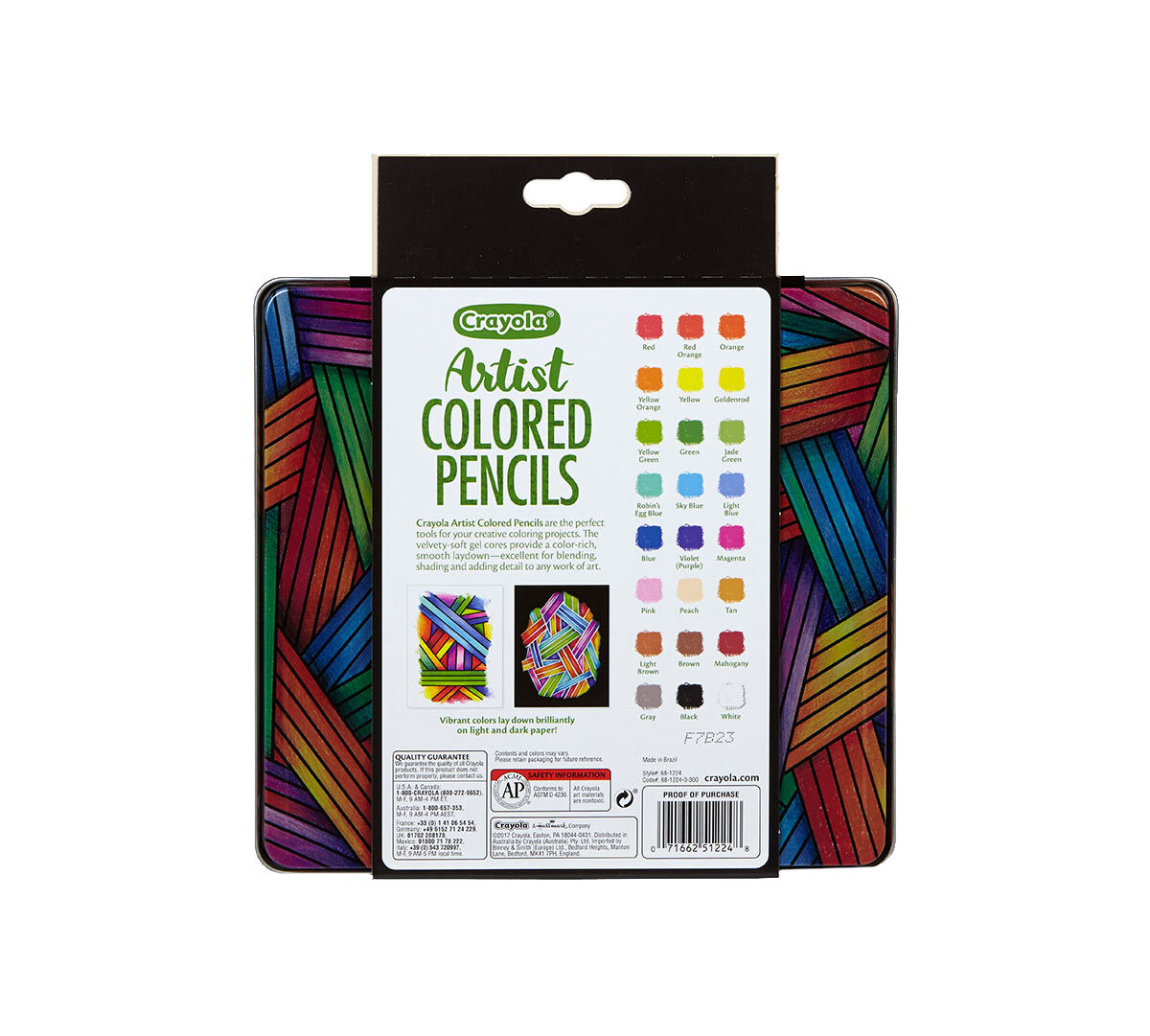 Crayola Artist Gel Colored Pencils; Premium Art Tools; Complementary