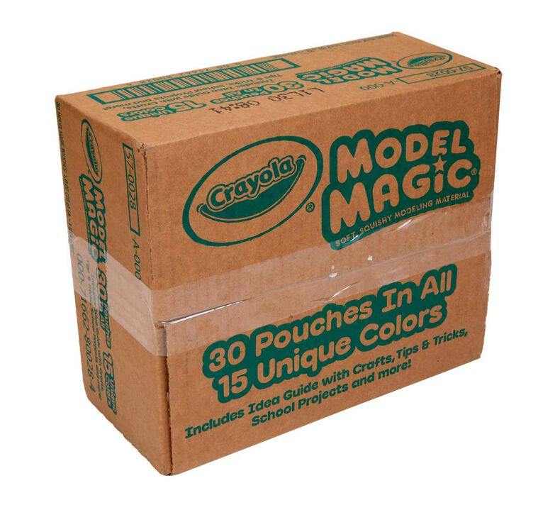 Crayola Model Magic, Modeling Clay Alternative, 15 Assorted Colors, 1 oz  Packs, 30 Count