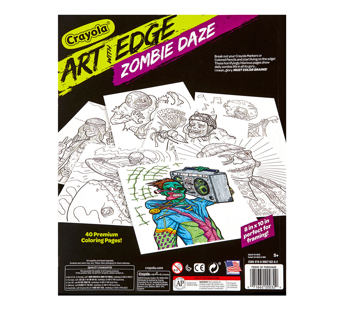 Art with Edge, Zombie Daze | Crayola