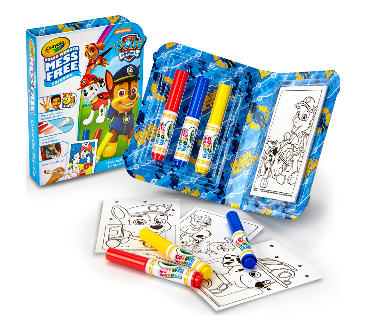 Color Wonder Mess Free On The Go Paw Patrol Crayola
