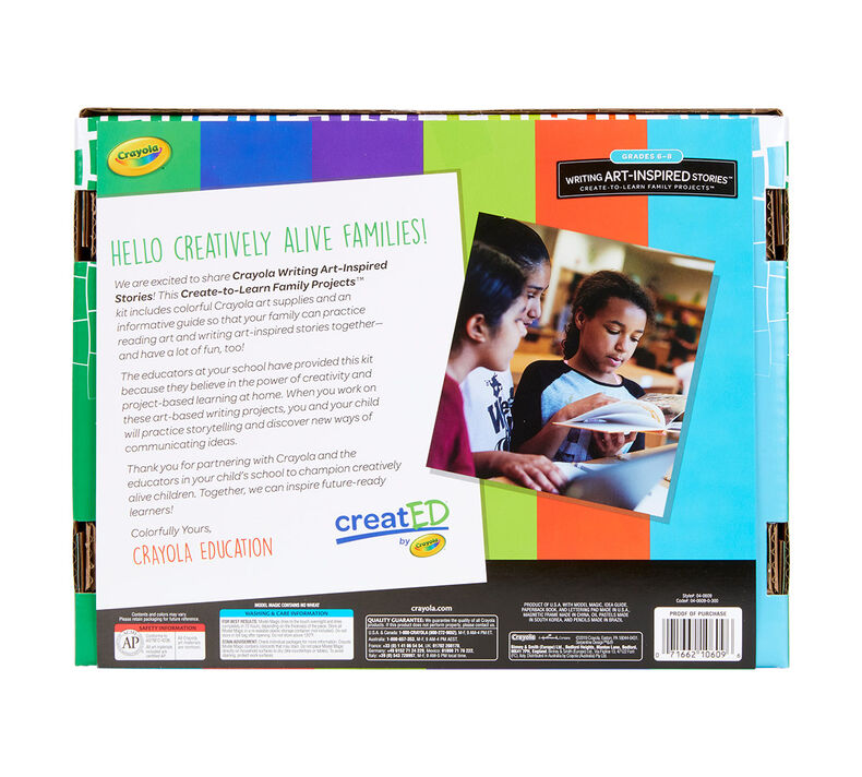 creatED® Family Engagement Kits, Writing Art-Inspired Stories: Grades 6-8: Understanding Self and Others