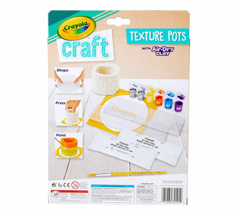 Crayola Craft Texture Pots Craft Kit