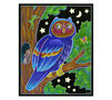 Forest Night Life Coloring Set Owl