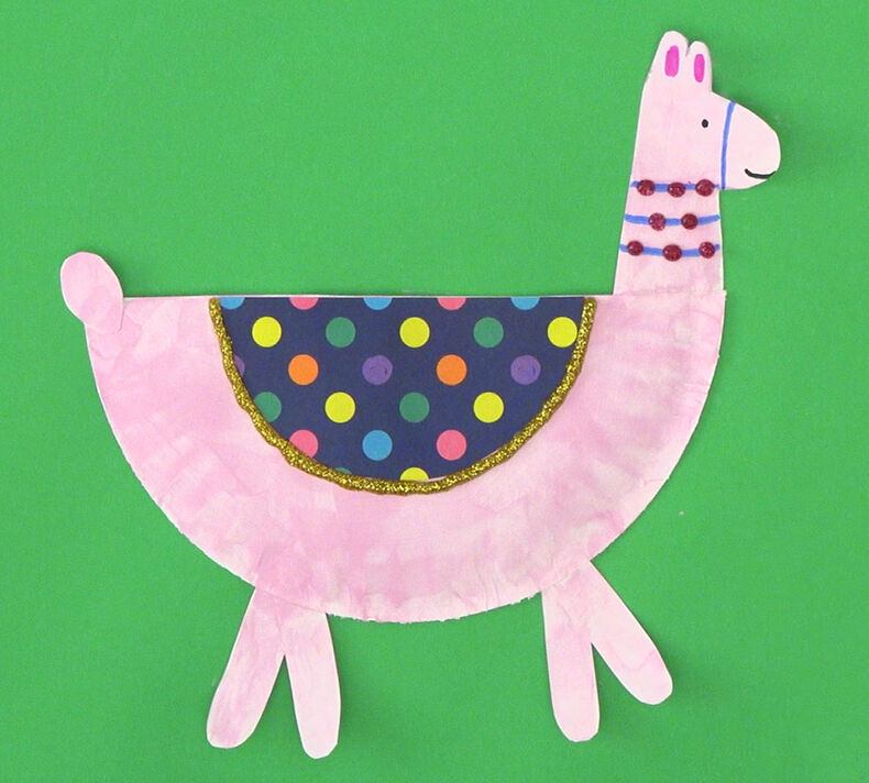 Paper Plate Llama Craft Kit