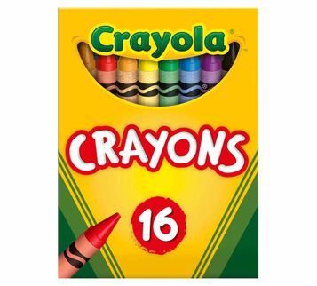 crayola crayons 16 count front view.