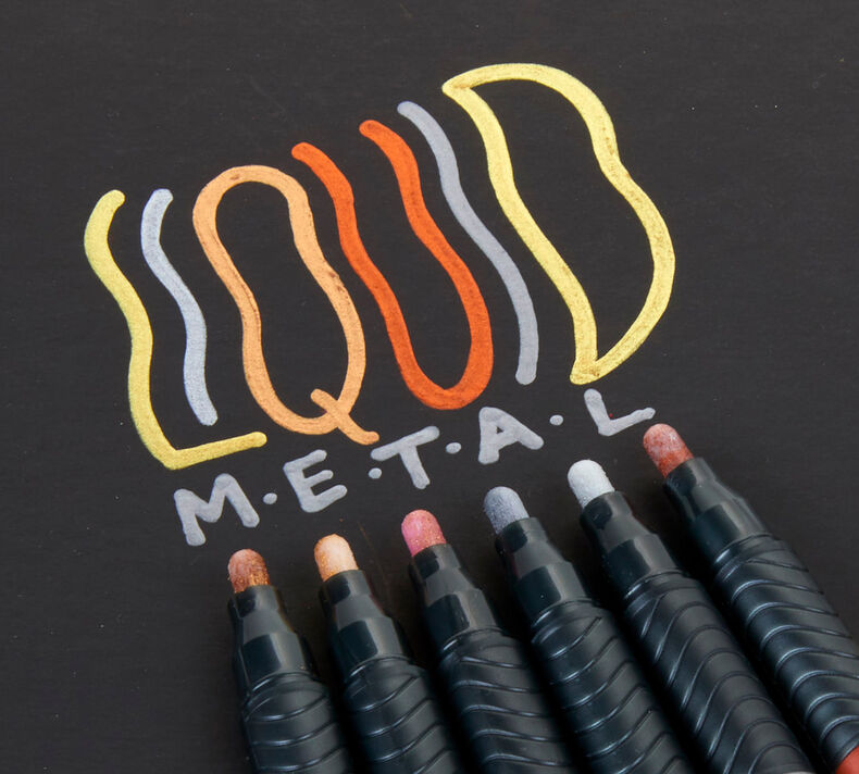 Crayola Signature Metallic Outline Markers (6 count)
