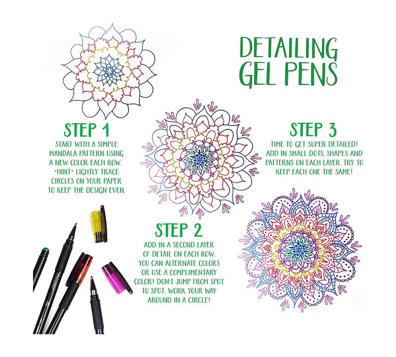 Signature Detailing Gel Pens, 20 Count