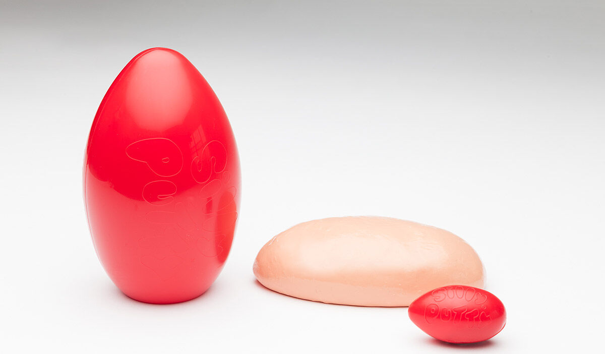 FACTORY NEW! FREE SHIPPING!! THE ORIGINAL SILLY PUTTY 2 FOR $8.88 RED EGGS! 
