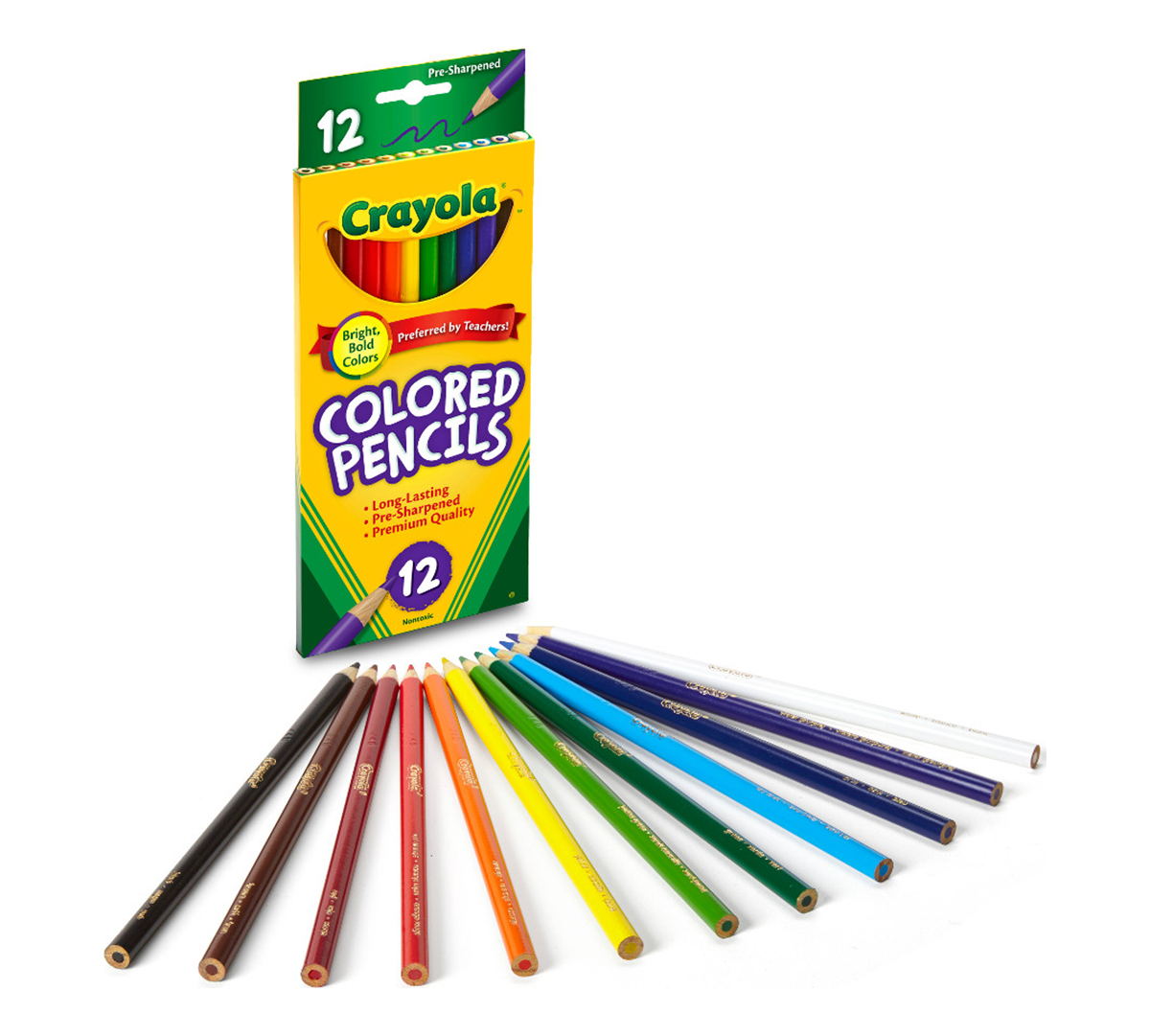 Crayola Colored Pencils, 12 Count Crayola
