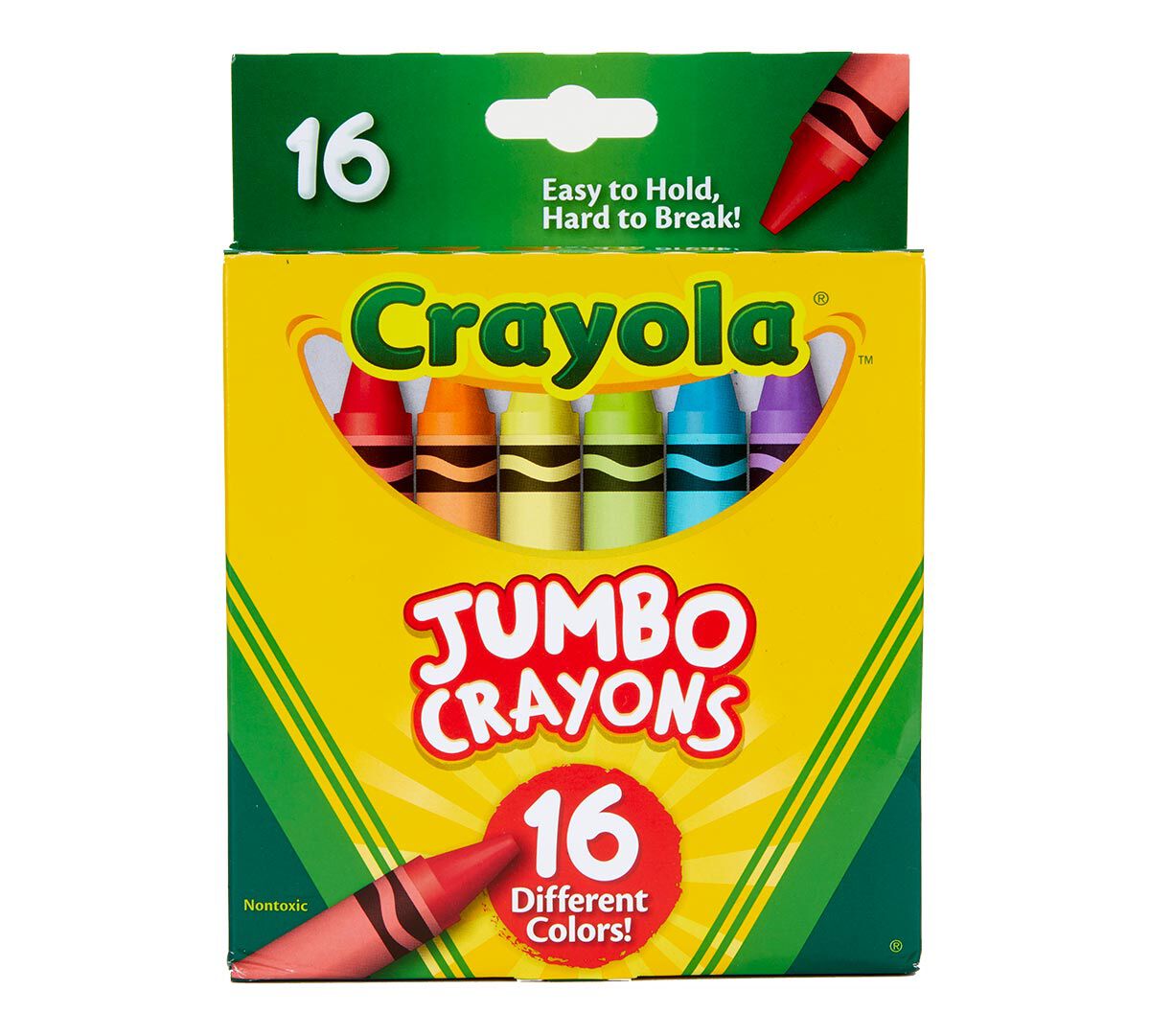 Crayola Jumbo Crayons for Toddlers, Coloring Supplies, 16ct | Crayola