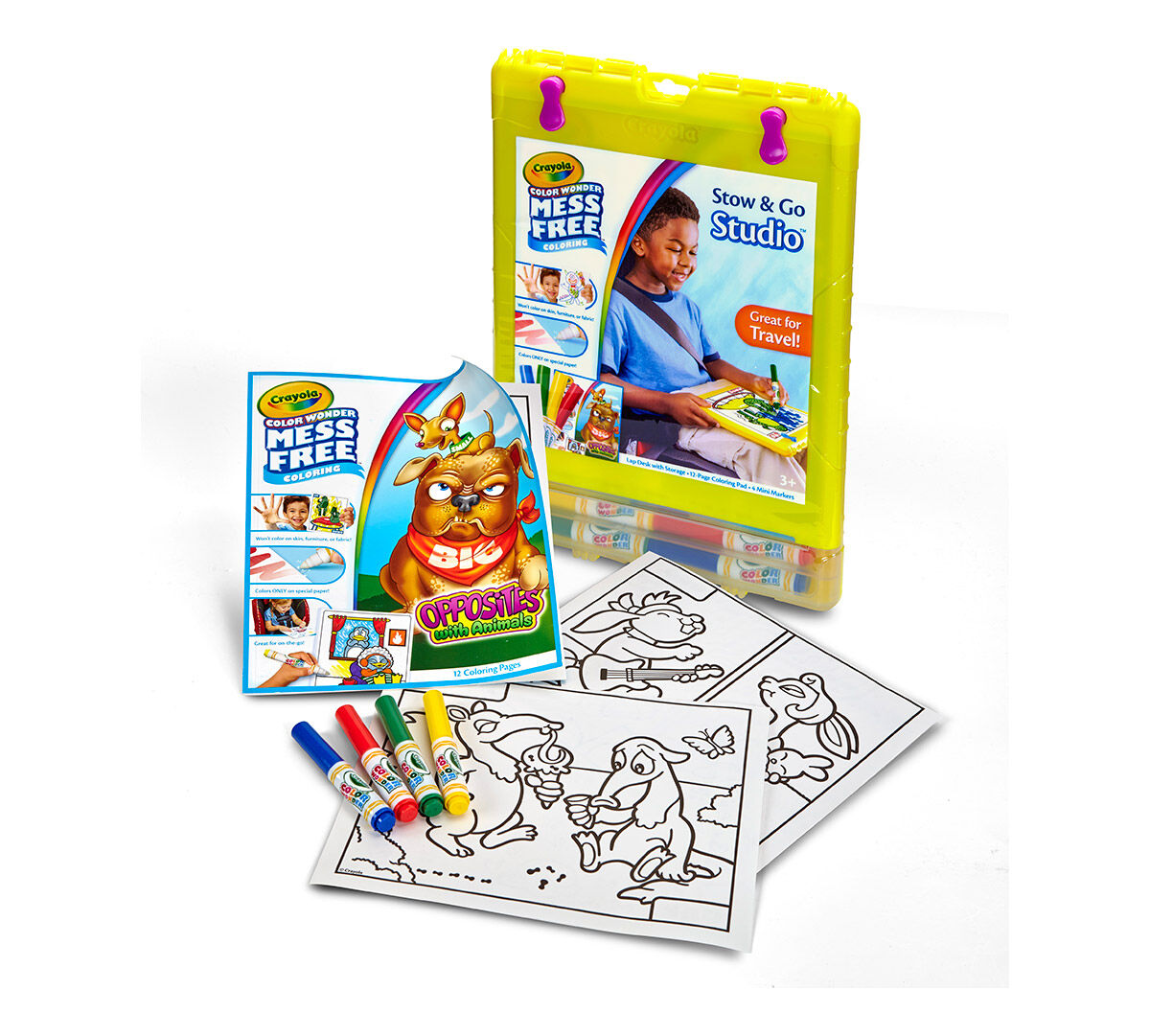 Color Wonder Stow and Go Travel Studio - Crayola Color Wonder Stow and Go Travel Studio - Crayola