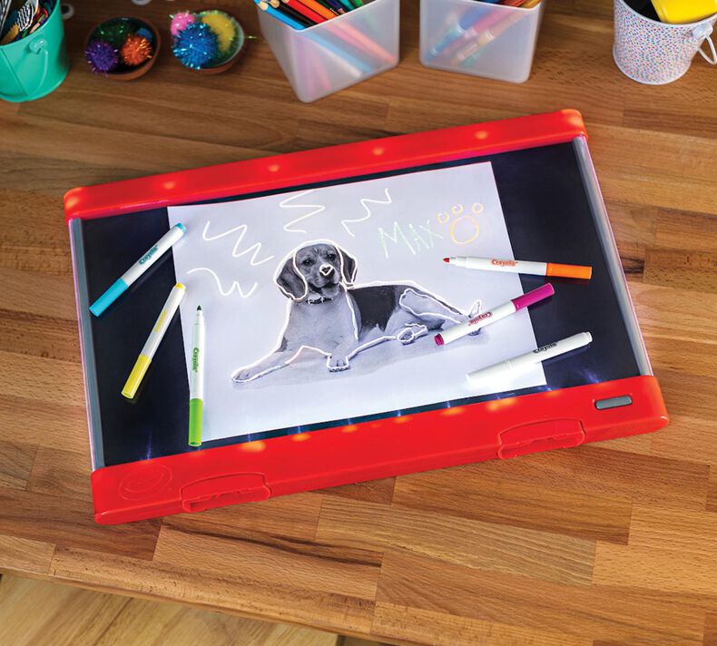 Ultimate Light Board Red, Drawing Tablet Crayola