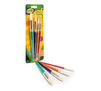 4 count Round Paintbrushes packaging and product