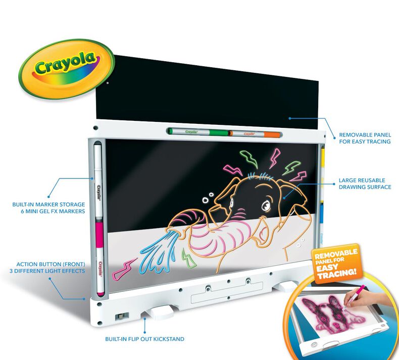 Crayola Ultimate Light Board, Drawing Tablet, Gift for Kids, Age 6, 7, 8, 9  NEW