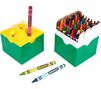 Crayon Classpack, 832 count, 64 colors. Container being used as a sharpened and 4 crayon sleeves in contatiner.