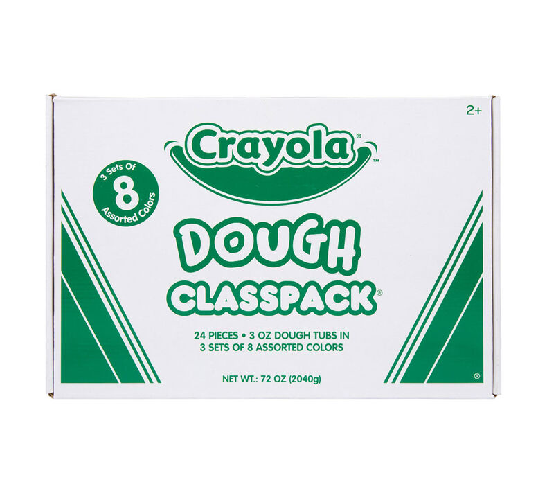 Crayola Assorted Colored Dough, Value Pack - Set of 6 Tubs