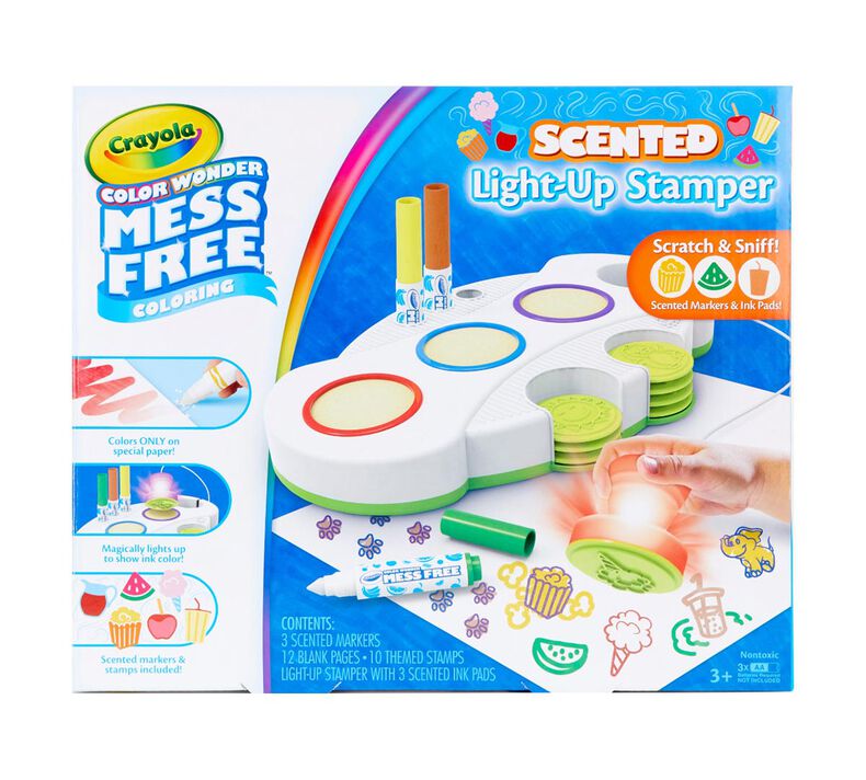 Crayola Color Wonder Magic Light Brush & Drawing Pad, Mess Free Coloring,  Gift for Ages 3, 4, 5 - Walmart.com