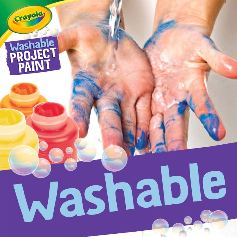 Crayola Bath Time Fun Mix 'N Paint Set Colorful Finger Kid