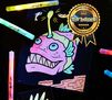 Deep Sea Creatures Glow Fusion Coloring Set with Toy Insider Award seal for 2022