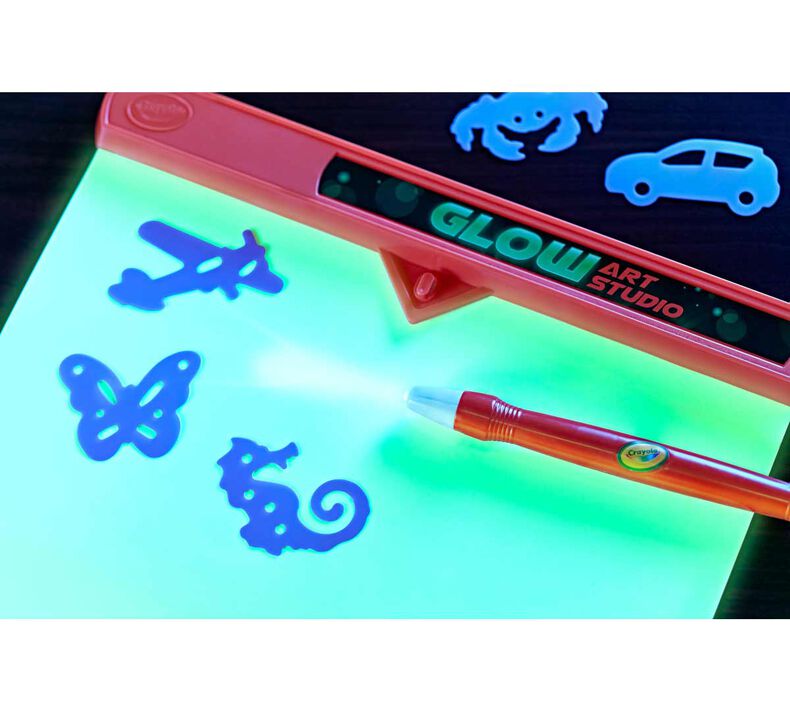 Source New 3D Drawing Board Light up Colorful Pen Painting Tablet Erasable  Doodle Sketch Painting Glow in The Dark Kids Drawing Toy on m.
