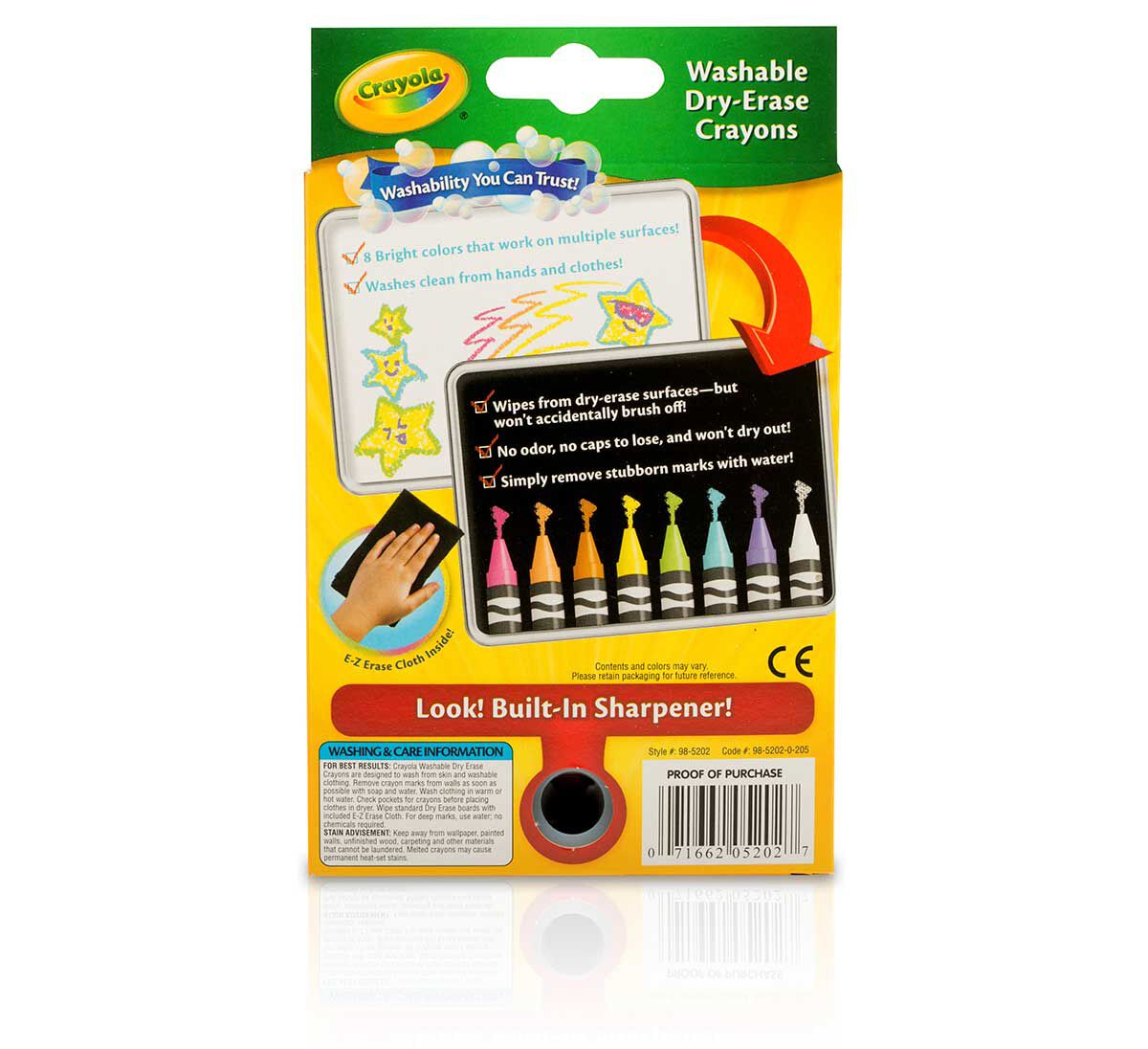 DryErase Bright Crayons Crayola