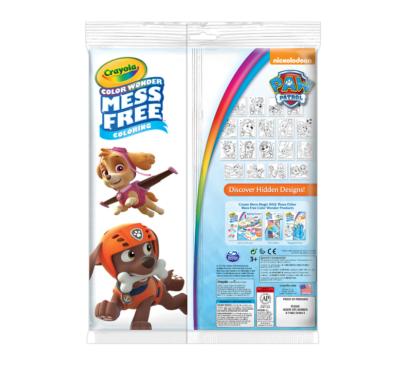 Color Wonder Mess Free Coloring Pad & Markers, Paw Patrol