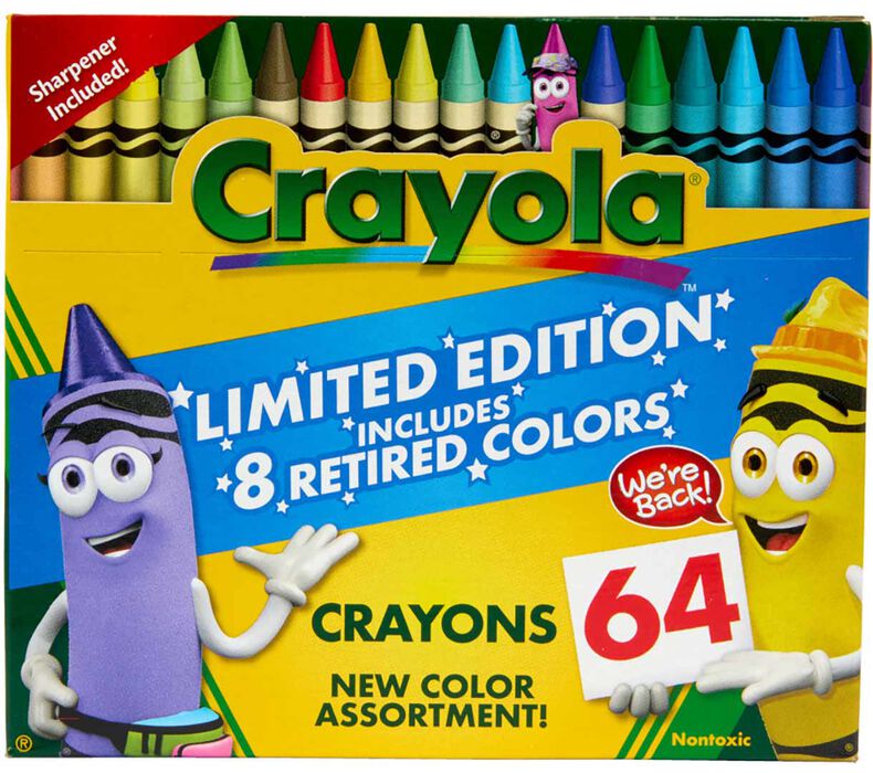 Crayola Classic & Limited Edition Crayons 64 Count Crayola