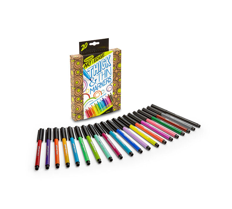 CRAYOLA 20CT COLOUR CLICKS MARKERS - Marker 