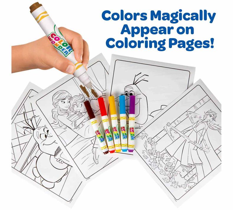 Color Wonder Mess Free Frozen 2 Coloring Pages & Markers