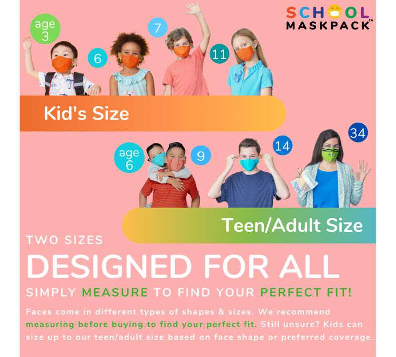 Crayola Teen & Adult Reusable Cloth Face Mask Set
