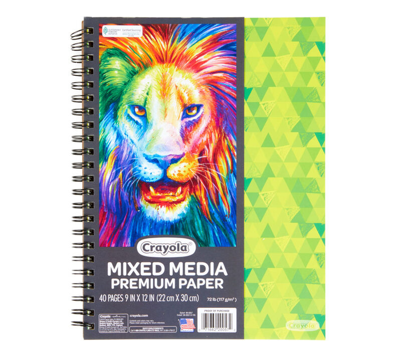 Mixed Media Sketchbook, 40 Pages